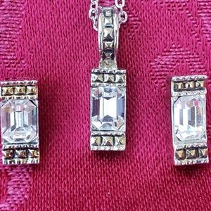 Silver Schwartz Crystal set